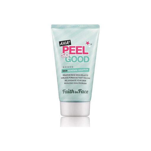 Faith in Face AHA Peel So Good Skin Renewal Peeling Gel, Deep Clean Facial Scrub Revitalize Skins Exfoliate Remove Dead Cells Dark Spot Gentle Brighten Face Korean Skincare, 4.22 fl oz