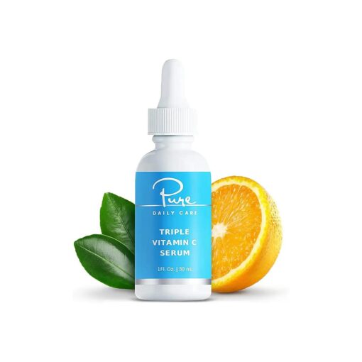 Triple Vitamin C Serum - Anti-Aging Antioxidant Brightening Clinical Grade Clean Skincare