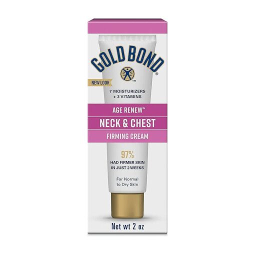 Gold Bond Age Renew Neck & Chest Firming Cream, 2 oz., Clinically Tested Skin Firming Cream