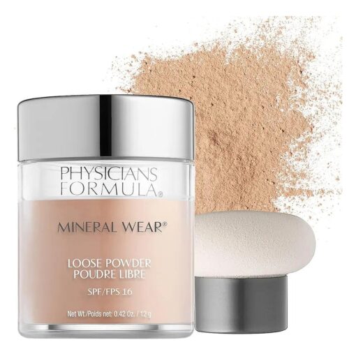 Physicians Formula Mineral Wear Talc-Free Loose Powder Creamy Natural, Dermatologist Tested, Clinically Tested