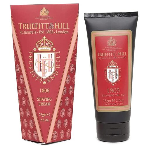 Truefitt & Hill Shave Cream Tube - 1805 | Incredibly Close, Yet Comfortable Shave, 2.65 ounces