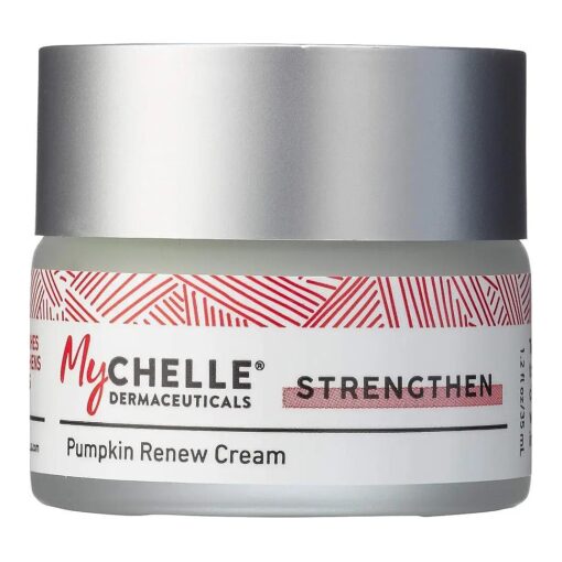 MyChelle Dermaceuticals Pumpkin Renew Cream ( 1.2 Fl Oz ) - Daily Face Moisturizer with Pumpkin Seed Oil, Cloudberry Extract & Antioxidants - Moisturizes, Nourishes & Strengthens Skin