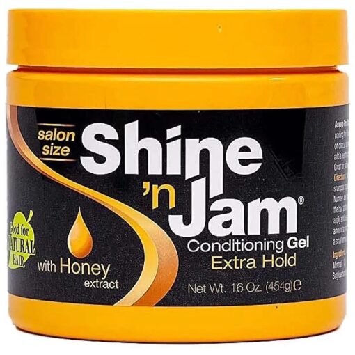 Shine 'n Jam Conditioning Gel Extra Hold for Braids, Twists, and Frizz Control