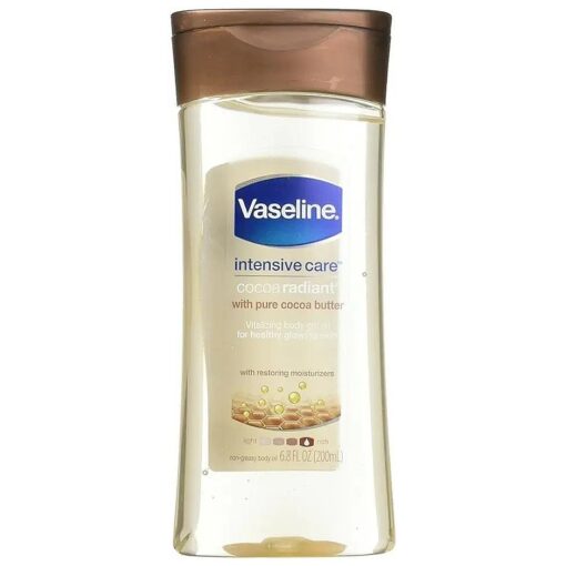 Vaseline Intensive Care Body Gel Oil, Cocoa Radiant, 6.8 oz