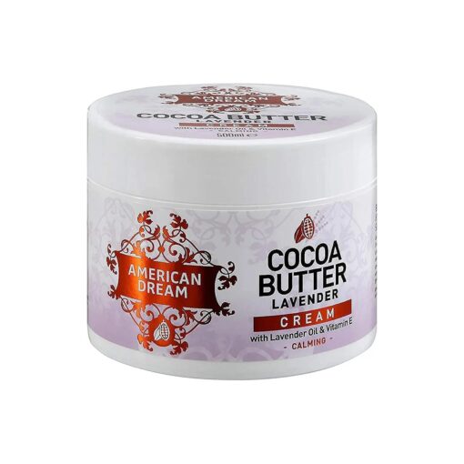 Cocoa Butter Lavender Cream infused with Lavender Oil & Vitamin E 500ml