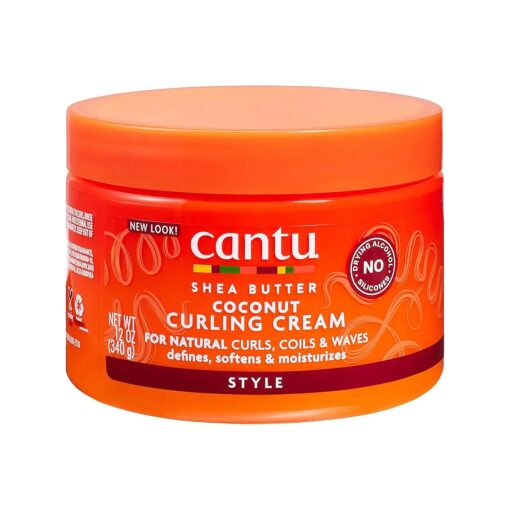 Cantu Shea Butter for Natural Hair Coconut Curling Cream 12 oz .