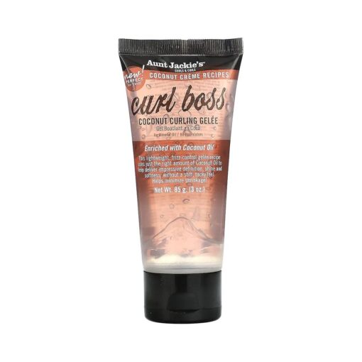 Aunt Jackie 's Curl Boss Coconut Curling Gelee Travel Size 3oz