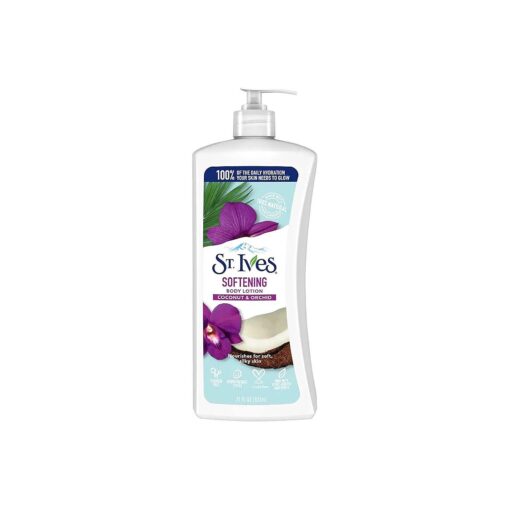 St. Ives Softening Body Lotion Coconut & Orchid Extract 21 oz