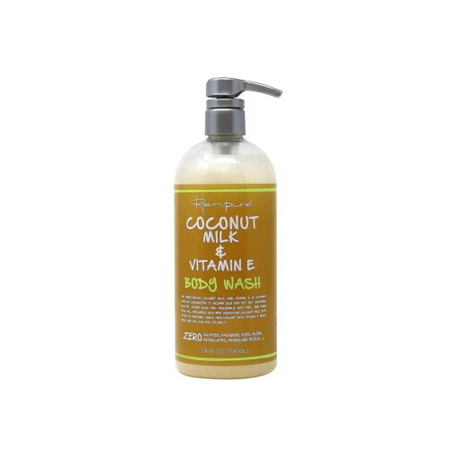 RENPURE Coconut Milk & Vitamin E Body Wash, 24 Fl Oz