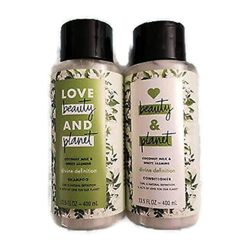 Beauty & Planet Coconut Milk & White Jasmine Shampoo And Conditioner Set