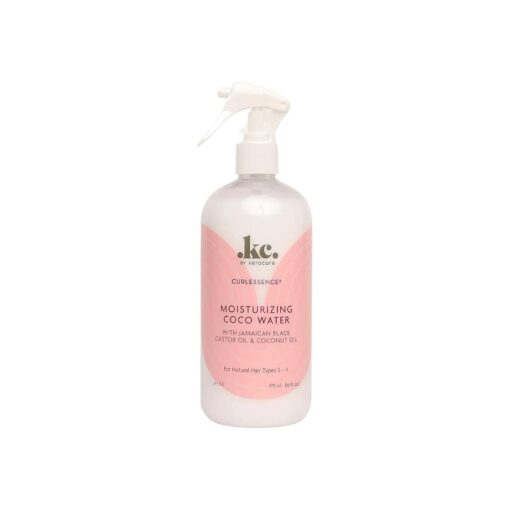 KeraCare CurlEssence Moisturizing Coconut Water - 16 ounce - With Jamaican Black Castor and Coconut Oil - Better than Water