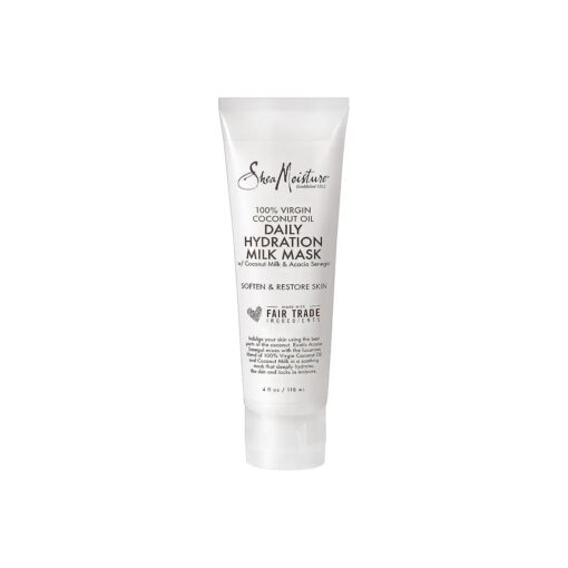 SheaMoisture 100 % Virgin Coconut Oil Daily Hydration Milk Mask, 4 Ounce