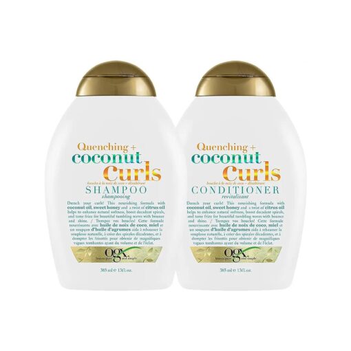 OGX Quenching + Coconut Curls Curl-Defining Shampoo Quenching + Coconut Curls Curl-Defining Conditioner