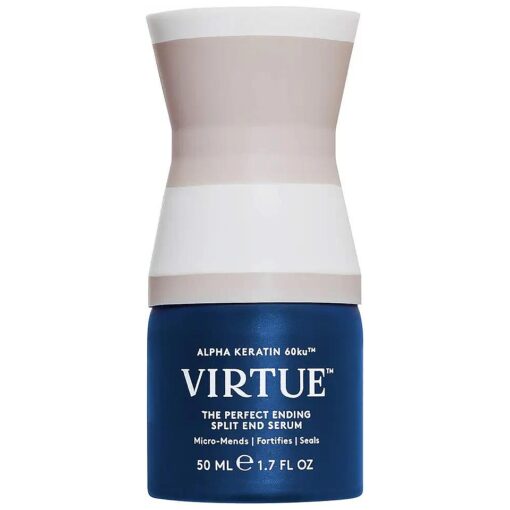 VIRTUE Split End Hair Treatment Serum for Damaged Hair with Baobab Seed Oil, Sulfate Free, Safe for All Hair Types, Color Safe