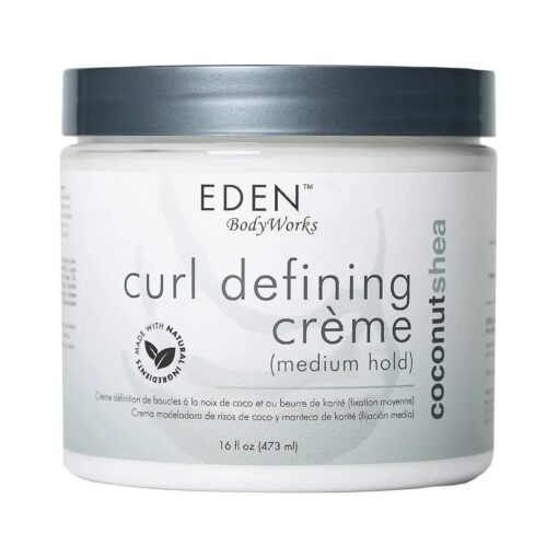 EDEN BodyWorks Coconut Shea Curl Defining Creme |16 oz | Moisturize Protect Against Humidity, Add Shine - Packaging May Vary