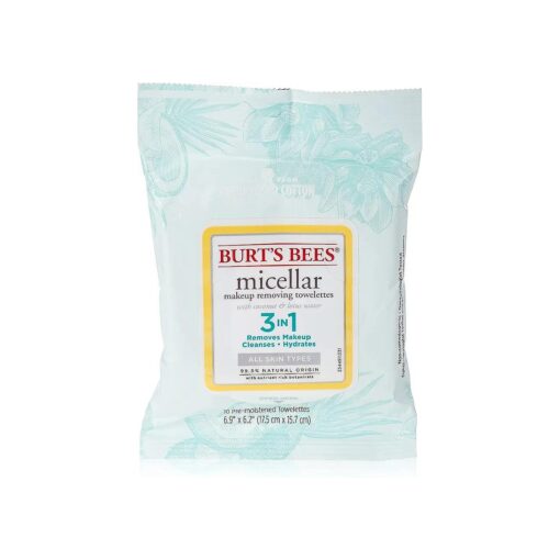 Burt 's Bees Burts Bees Micellar Makeup Removing Towelettes - Coconut & Lotus Water, 10 Count ( Pack of 1 )