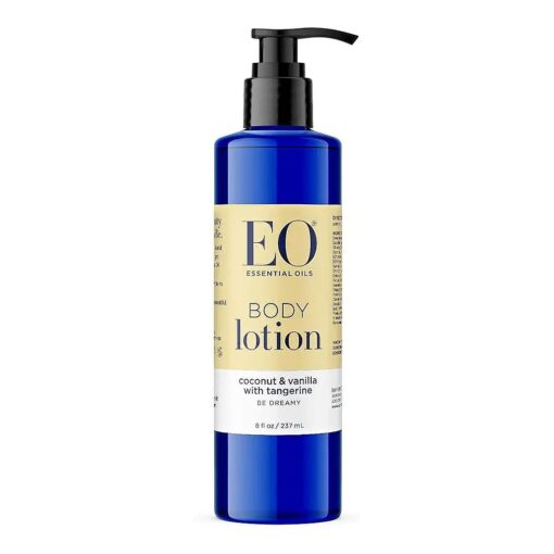 EO Body Lotion, Coconut and Vanilla, 8 Ounce