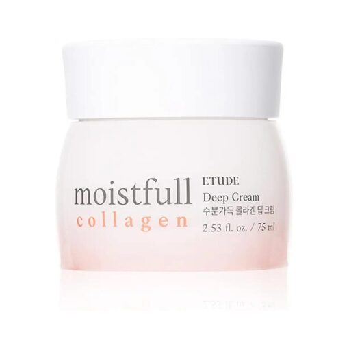 ETUDE Moistfull Collagen Deep Cream 75ml ( 21AD ) | Facial Moisturizing Skin Care Cream | Super Collagen for Healthy Skin