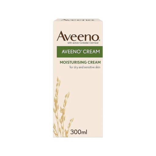 Cream, With Colloidal Oatmeal, Actively Moisturises Dry & Sensitive Skin, Regular Use Hydrates the Skin, Suitable For Adults & Also Babies From 3 Months, 300ml