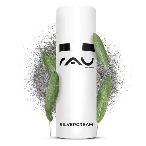 RAU Silvercream ( 1.7 fl, Oz, ) - Face cream with colloidal silver ( Microsilver ) for impure skin and pimple removal