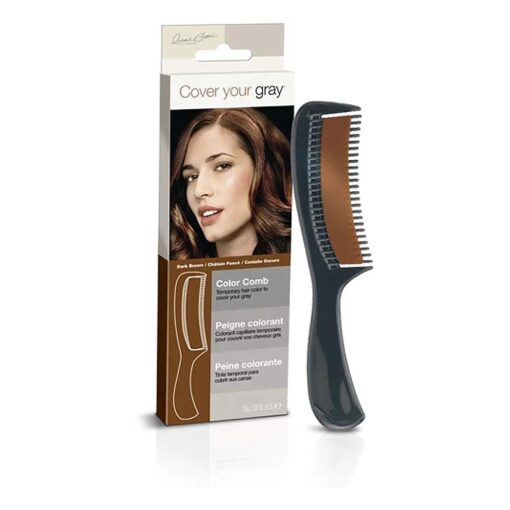 Cover Your Gray Color Comb - Dark Brown