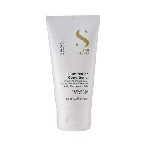 Alfaparf Milano Semi Di Lino Diamond Illuminating Hair Mask - Color Safe Deep Conditioner for Color Treated Hair - Adds Shine and Body - Sulfate, Paraben and Paraffin Free - Professional Salon Quality