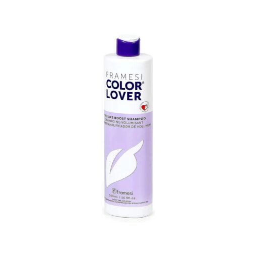 Framesi Color Lover Volume Boost Shampoo, 16.9 fl oz, Sulfate Free Shampoo with Quinoa and Aloe Vera, Color Treated Hair