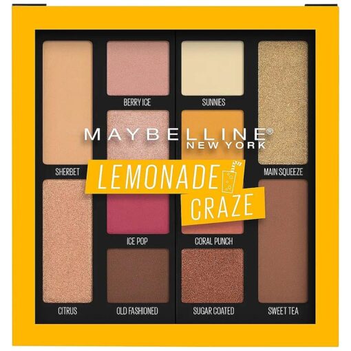 Maybelline Eyeshadow Palette, Lemonade Craze