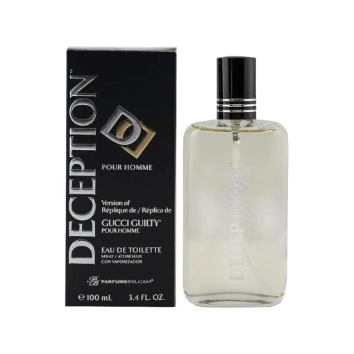 PB ParfumsBelcam DeceptionEau de Toilette Spray, Our Version of a Designer, 3.4 Fl Oz .