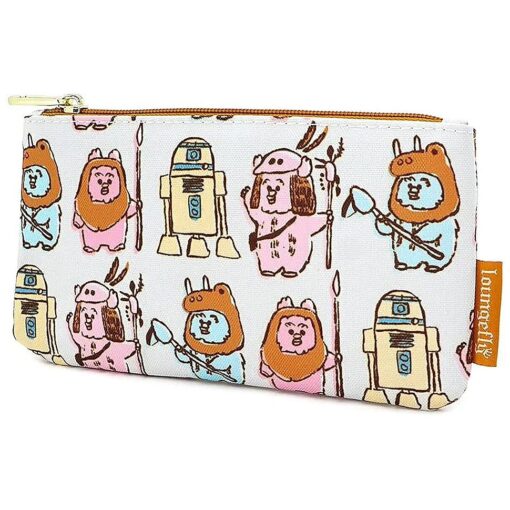 STAR WARS Pastel Ewok AOP Nylon Cosmetic Pouch