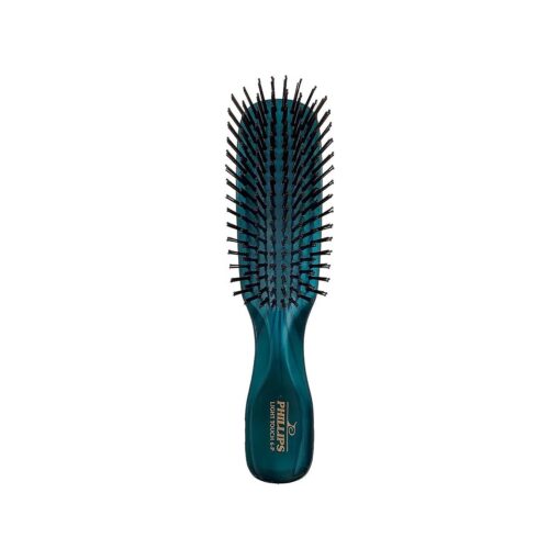 Phillips Brush Emerald Light Touch 6-P Hair Brush - Part of the Gem Collection ( Purse sized )