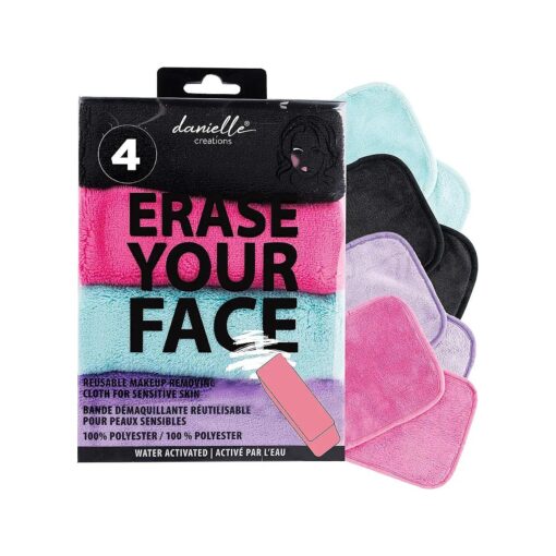 Make-up Removing Cloths 4 Count, Erase Your Face By Danielle Enterprises Enterprises Enterprises