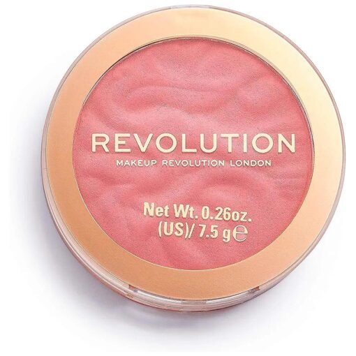 Revolution Beauty, Blusher Reloaded, Pressed Powder Face Blusher, Highly Pigmented & Long Lasting Formula, Lovestruck, 0.26 Oz .