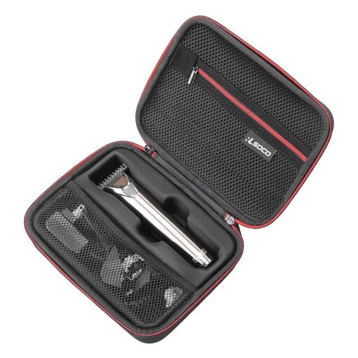 RLSOCO Hard Case for Wahl USA Stainless Steel Lithium Ion 2.0+ Beard Trimmer/2.0+ Slate Beard Trimmer/Cordless Beard Trimmer for Men, Storage Case for Wahl Model 9864SS/9864/9818A ( Case Only )