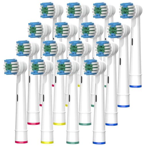 Electric Toothbrush Replacement Heads 16 Pack/Compatible Oral B Braun Replacement Brush Heads/Compatible Oral B Replacement Brush Heads