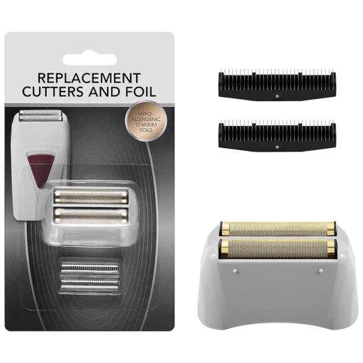 Pro Shaver Replacement Foil and Cutters Compatible with Andis ProFoil Lithium foil Shaver, Golden