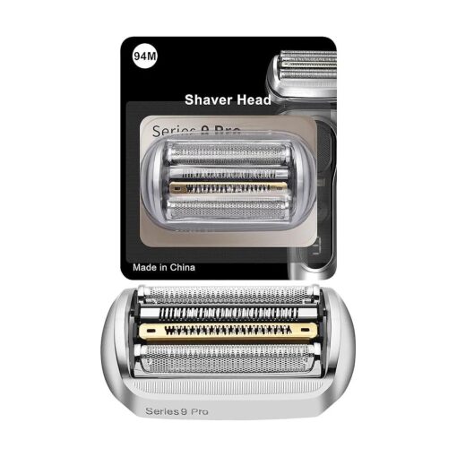 94M Replacement Shaver Head Compatible with Braun 9 Series Foil Shaver 9477cc,9330s,9465cc,9460cc,9419s,9390cc,9385cc