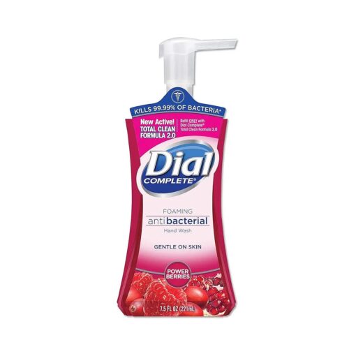 Dial Complete Antibacterial Foaming Hand Wash, Power Berries, 7.5 Ounce