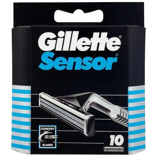 Gillette Sensor Refill Razor Blade Cartridges - 10 Pack