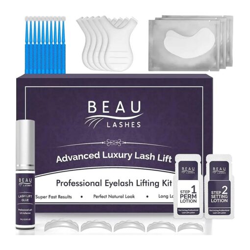 Lash Lift Kit For Professionals - For Perming, Curling and Lifting Eyelashes | Semi Permanent Salon Grade Supplies For Beauty Treatments | Includes Eye Shields, Pads and Accessories