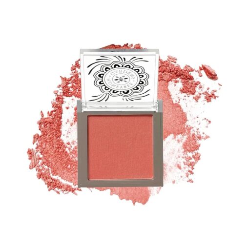 Honeybee Gardens Complexion Perfecting Blush in Euphoria, Peachy Pink Pigmented, Vegan & Gluten-Free, 8.5g