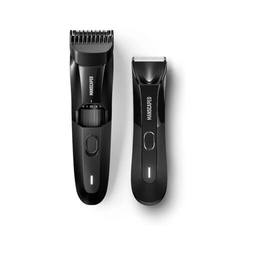 MANSCAPED ( r ) The Beard & Body Bundle Contains : The Beard Hedger ( tm ) Premium Precision Beard Trimmer and The Lawn Mower ( r ) 4.0 Waterproof Electric Body Hair Trimmer