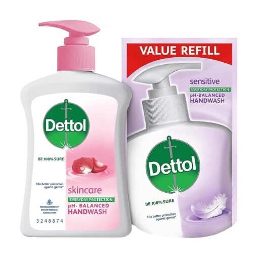 Dettol Skinkare 200ml+Free Liquid Handwash