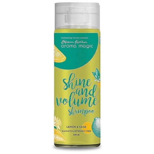 Shine and Volume Shampoo | 6.76 Fl Oz ( 200ml ) | with Lemon & Sage | Suitable for All Types of Hair