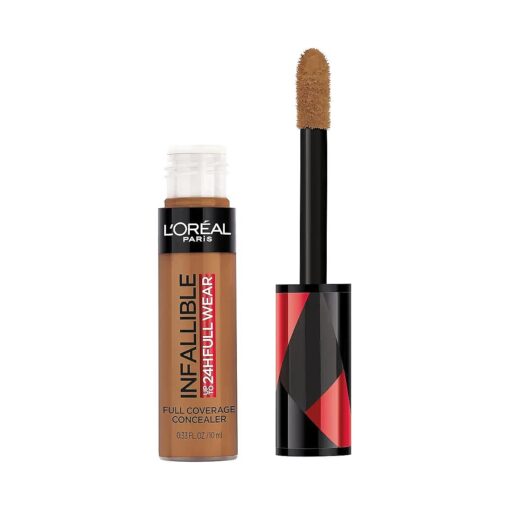 L'Oreal Paris Makeup Infallible Full Wear Waterproof Matte Concealer, Full Coverage, Cocoa, 0.33 fl, oz .