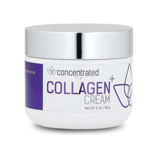 Collagen Cream for Face | w/Vitamin C, Niacinamide & Peptides | May Help Smooth Appearance of Fine Lines & Help Brighten Complexion Net WT 2 oz / 60 ml