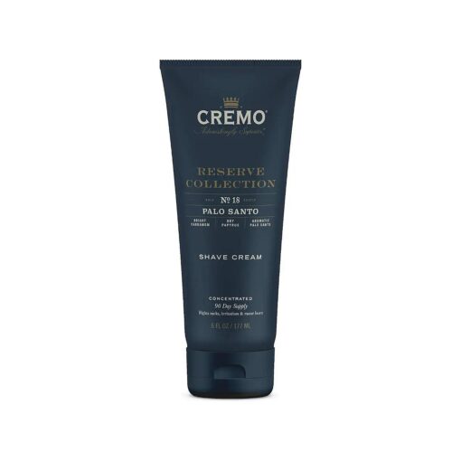 Cremo Palo Santo Reserve Collection Shave Cream, 6 Fluid Ounce - Smooth Shaving Cream Fights Razor Burn, Nicks and Cuts