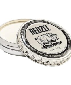 REUZEL Concrete Hold Matte Pomade, Makes Hair Polished, 4 oz