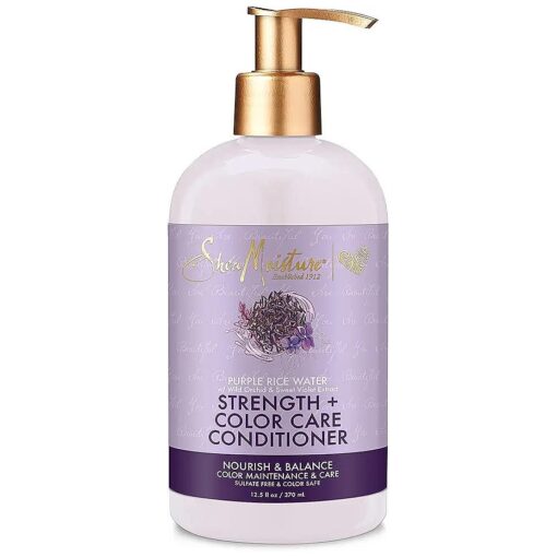 SheaMoisture Strength + Color Care Conditioner Purple Rice Water 13 oz