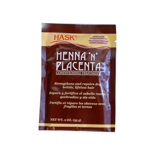 Hask Pks Henna & Placenta 2 Ounce Conditioning Treatment ( 12 Pieces ) ( 59ml )